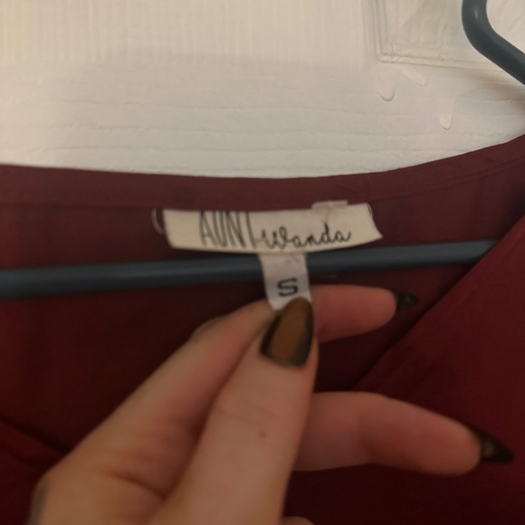 Red women’s top - Picture 2 of 2